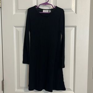 Black sweater dress
